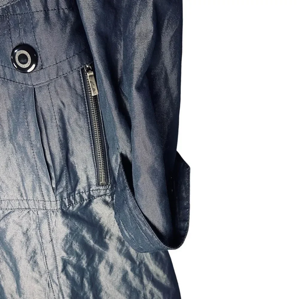 Anne Klein Navy Trench Coat